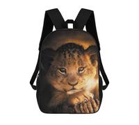 sinyumoney The Lion Cub Mochilas Escolares Resistentes Al Agua Mochila Escolar De Negocios - Perfecta Para Viajes, Trabajo Y Uso Diario 17inch