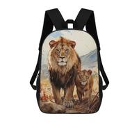 sinyumoney The Lion Dynasty Mochila Escolar Mochilas Escolares Para Niñas Y Niños Mochila Con Bolsillo Mochila Escolar De Moda Mochila Infantil 17inch