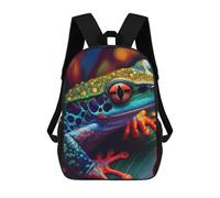 sinyumoney The Little Jumping Frog 2 Mochila Escolar Para Niños, Mochila Escolar Impresa En 3D Para Estudiantes De Primaria Y Secundaria 17inch