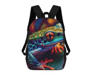 sinyumoney The Little Jumping Frog 2 Mochila Escolar Para Niños, Mochila Escolar Impresa En 3D Para Estudiantes De Primaria Y Secundaria 17inch