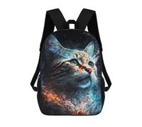 sinyumoney The Magic Cat Mochilas Para Niños Mochila Escolar Mochila Escolar Impresa En 3D Para Niños Estudiantes De Primaria Y Secundaria 17inch