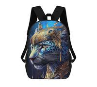 sinyumoney The Majestic Jaguar Mochila De Moda Para Papelería, Impermeable, Informal, Para Hombres, Mujeres Y Adolescentes 17inch