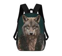 sinyumoney The Medieval Wolf Mochila Escolar Impermeable Para Ordenador Portátil Para Adolescentes, Chicas, Chicos, Mujeres Y Hombres 17inch