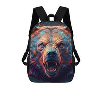 sinyumoney The Mighty Bear Mochila, Mochila Infantil, Mochila Escolar Para Estudiantes, Mochila Para Libros, Mochila Escolar Impresa En 3D Para Niños Y Niñas 17inch