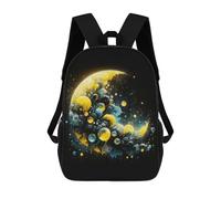 sinyumoney The Moon And The Bubbles Mochilas Para Niños Mochilas Escolares Mochila Escolar Para Niños Impresa En 3D Mochilas De Viaje De Moda Para Niños De Primaria Y Secundaria 17inch