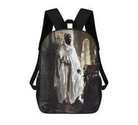 sinyumoney The Moorish Chief Mochila Escolar Grande, Ligera E Informal: Perfecta Para Viajes, Trabajo Y Uso Diario 17inch