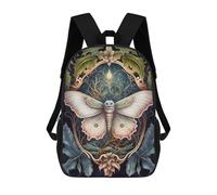 sinyumoney The Moth Mochila Escolar De Moda, Mochila De Papelería Impermeable, Mochilas Informales Para Adolescentes, Niños, Mujeres Y Hombres 17inch