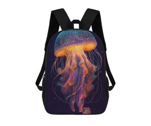 sinyumoney The Mysterious Jellyfish 1 Mochila De Moda Para Papelería, Impermeable, Informal, Para Hombres, Mujeres Y Adolescentes 17inch