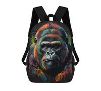 sinyumoney The Old Gorilla Mochila Infantil Para Niñas Y Niños, Mochila De Día, Escuela Primaria, Perfecta Para La Vuelta Al Cole O Educación Física, Regalos Y Viajes 17inch