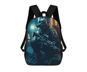sinyumoney The Operator at Night Mochila De Moda Para Papelería, Impermeable, Estilo Casual, Para Hombres Y Mujeres 17inch
