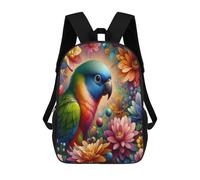 sinyumoney The Parrot Is My Friend Mochila Escolar Infantil Impresa En 3D Para Niños, Mochila De Viaje De Alta Capacidad, Bolsas Para Libros, Mochila Escolar Infantil 17inch