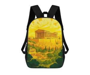 sinyumoney The Parthenon at The Golden Hour Mochilas Mochilas Infantiles Mochila Escolar Mochila Escolar Infantil Impresa En 3D Mochilas De Viaje De Moda Para Niños De Primaria Y Secundaria 17inch
