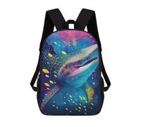 sinyumoney The Peaceful Whale Shark Mochila Escolar Resistente Al Agua, Mochila Escolar De Negocios Para Niños/niñas/adolescentes 17inch