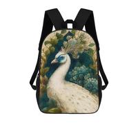 sinyumoney The Peacock Mochilas Para Niños Y Estudiantes, Mochilas Escolares Impresas En 3D, Mochilas Para Estudiantes De Primaria Y Secundaria Para Niños Y Niñas 17inch