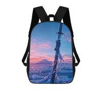 Sinyumoney The Polaris Sword Mochila Escolar para Adolescentes, Impreso En 3D, Ajustable, Con Bolsillos De Moda Para Niños, Niños, Niñas Estudiantes Y Adolescentes, Frozen Katana, 17"