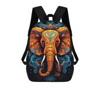 sinyumoney The Power of The Elephant Mochila Escolar Para Niñas Mochila Impermeable Mochila Informal De Día Mochila Ligera Para Niño Y Niña Mochila Escolar 17inch