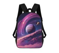 sinyumoney The Purple Planet Mochila Escolar Impresa En 3D Para Niños, Mochila Escolar, Mochilas De Viaje, Bolso Informal De Moda Para Niños Y Estudiantes 17inch
