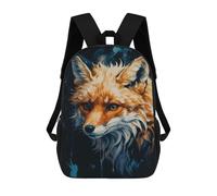 sinyumoney The Red Fox Mochila Escolar Para Niños De 17 Pulgadas, Mochila Informal De Viaje Para Niños Y Niñas, Mochila De Gran Capacidad Para El Día A Día 17inch