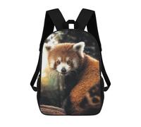 sinyumoney The Red Panda Mochila Escolar Ligera Para El Colegio, Mochila Escolar De Día, Mochila Para Libros Para La Universidad Para Niñas, Adolescentes 17inch