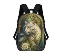 sinyumoney The Siberian Tiger Mochilas Impresas En 3D Para Niños, Mochila Escolar, Mochila Informal Para Exteriores, Mochila Informal De Moda Para Niños, Lindas Bolsas De Viaje 17inch