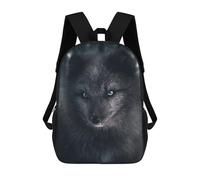 sinyumoney The Silver Fox Mochila Escolar Infantil, Mochilas Impresas En 3D, Mochilas Escolares De Moda Para Niños De Primaria Y Secundaria 17inch