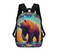 sinyumoney The Slow And Mighty Bear Mochila Escolar Infantil Impresa En 3D Para Niños, Mochilas De Viaje, Bolsas Para Libros, Mochila Escolar Infantil 17inch