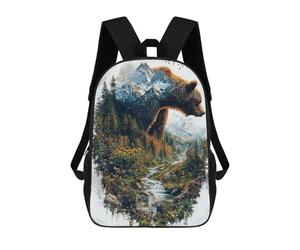 sinyumoney The Solitary Wanderer Mochila Infantil, Mochila Escolar De Gran Capacidad Para Estudiantes, Mochila Para Libros, Mochila Para Niños, Niñas, Adultos Y Adolescentes 17inch
