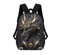 sinyumoney The Sovereign Dragon Mochilas Escolares Ligeras Para Aeropuerto, Estudiantes Universitarios, Mochila Para Acampar, Aventuras Al Aire Libre Y Viajes Diarios 17inch