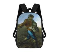 sinyumoney The Sower by Millet Mochila, Mochila Escolar Impresa En 3D, Bolsa Para El Almuerzo Escolar, Mochila De Viaje, Mochila Para Amigos, Mochila Escolar Para Niñas Y Niños 17inch
