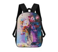 sinyumoney The Splendor of Flowers Mochila Escolar De Moda Para Papelería, Impermeable, Informal, Para El Campus, Actividades Al Aire Libre, Viajes Y Deportes 17inch