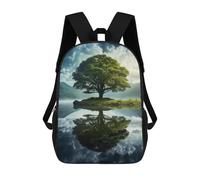 sinyumoney The Summer Tree Of Life Mochila Con Bolsillo Mochilas Impresas En 3D, Mochilas De Viaje, Mochilas Para Libros, Mochila Escolar Para Niños 17inch