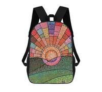 sinyumoney The Sun Will Rise Mochila Escolar Impresa En 3D Para Niños Mochilas De Viaje De Alta Capacidad Bolsas Para Libros Mochila Escolar Para Niños Mochila 17inch