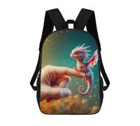 sinyumoney The Tiny Dragon Mochila Ligera Para La Escuela, Mochila Escolar, Mochila Para La Universidad Para Niñas Y Adolescentes 17inch