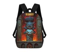 sinyumoney The Tower Tarot Card Mochila, Mochila Infantil, Mochila Escolar Para Estudiantes, Mochila Para Libros, Mochila Escolar Impresa En 3D Para Niños Y Niñas 17inch