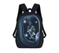 sinyumoney The Underwater Girl Mochilas Para Niños, Mochilas Escolares Personalizadas En 3D Para Niños Y Niñas, Mochilas Escolares Grandes, Mochilas Informales Para El Día A Día 17inch