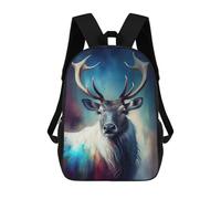 sinyumoney The Wandering Reindeer Mochila Escolar Infantil Impresa En 3D, Mochila Informal De Moda Para Niños, Mochila De Viaje De Alta Capacidad Para Libros Para Niños 17inch