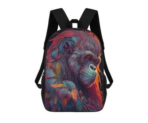 sinyumoney The Wise Orang Utan Mochilas Escolares Mochilas Escolares De Secundaria Mochila Informal Para El Campus Viajes Al Aire Libre Deportes 17inch