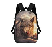 sinyumoney The Wolf Mochila Escolar Para Niñas Mochila Impermeable Mochila Informal De Día Mochila Ligera Para Niño Y Niña Mochila Escolar 17inch