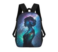 sinyumoney The Woman in The Galaxy Mochila Escolar Mochilas Escolares Para Niñas Y Niños Mochila Con Bolsillo Mochila Escolar De Moda Mochila Infantil 17inch