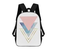 sinyumoney Three Triangles II Mochila Infantil Para Niñas Y Niños, Mochila De Día, Escuela Primaria, Perfecta Para La Vuelta Al Cole O Educación Física, Regalos Y Viajes 17inch