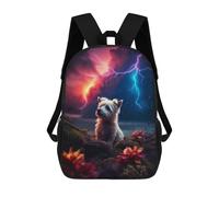 sinyumoney Thundering Canine Majesty Mochila Escolar Infantil Impresa En 3D, Mochila Informal De Moda Para Niños, Mochila De Viaje De Alta Capacidad Para Libros Para Niños 17inch