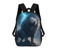 sinyumoney Thundering Lion Roar Mochila Escolar Impresa En 3D 17inch Mochilas De Moda Para Niños, Mochilas Escolares Para Niños De Primaria Y Secundaria