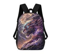 sinyumoney Thundering Tiger Power -4 Mochila Escolar Infantil Impresa En 3D 17inch Mochilas De Moda Para Niños De Primaria Y Secundaria