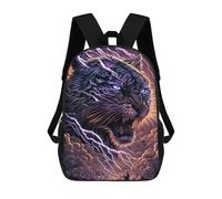 sinyumoney Thundering Tiger Power Mochilas De 17 Pulgadas Para Niños, Mochilas Escolares Impresas En 3D Para Estudiantes De Primaria Y Secundaria, Para Niños Y Niñas.