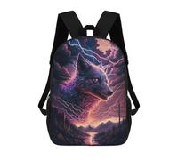 sinyumoney Thundering Wolf Majesty -1 Mochila Escolar, Mochila De Día, Mochila De Negocios, Mochila Impermeable Para Libros Para Niñas, Niños Y Adolescentes 17inch