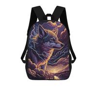 sinyumoney Thundering Wolf Majesty -2 Mochila De Viaje Para La Universidad, Mochilas Para El Campus, Viajes Al Aire Libre Y Deportes 17inch