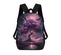 sinyumoney Thunderstorm with Lightning Strikes Mochila Escolar De 17 Pulgadas Impresa En 3D Mochilas Infantiles Mochila Genial Impresa En 3D Para Niños De Primaria Y Secundaria