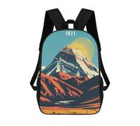 sinyumoney Tibet Mountain Landscape Mochila Escolar Para Niños Y Niñas, Mochila Informal De Viaje, Mochila De Gran Capacidad Para El Día A Día 17inch