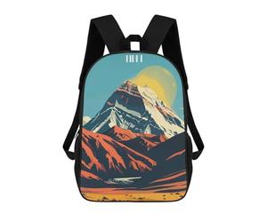 sinyumoney Tibet Mountain Landscape Mochilas Para Niños Mochila Escolar Mochila Escolar Impresa En 3D Para Niños Estudiantes De Primaria Y Secundaria 17inch