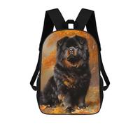sinyumoney Tibetan Mastiff Dog Painting Mochila Escolar De Moda, Mochila Para Material Escolar, Mochila Impermeable Informal Para Hombres/mujeres 17inch